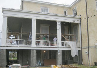 Historic stucco restored