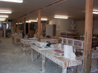 David has a huge shop for casting, molding and any kind of ornamental plaster.
