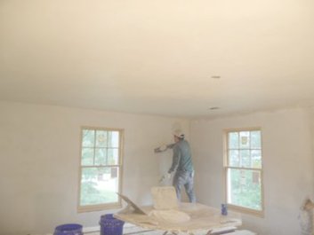 New plaster in an old house