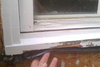 Rot under window on EIFS house