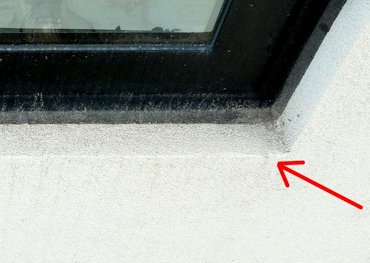 area below the window is level and not angled down in Alexandria, Virginia