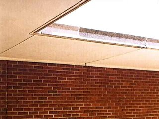 Stucco ceiling at Ft.Myer, Arlington, VA