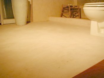 stucco floor