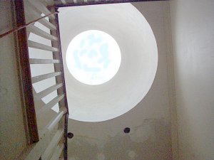 skylight and plaster dome