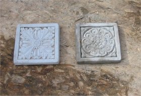 two pre-cast concrete blocks for my inlays