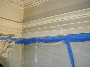 Plaster
                moldings restored