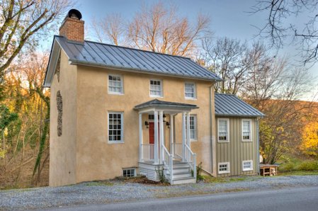 house we stuccoed in Harper's Ferry, West Virginia won a preservation award in 2018