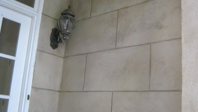 Details on conventional stucco house.