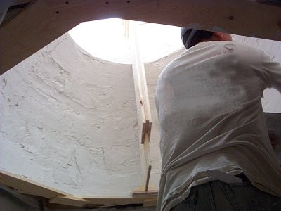 Plastering dome