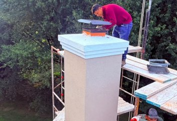 One coat stucco replaced in Reston, Virginia
