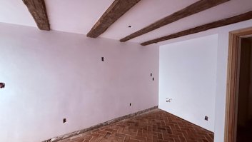 New Plaster in this cottage-Middleburg, Virginia