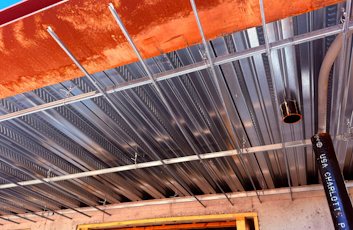 Suspended cement plaster ceiling in Middleburg, Virginia
