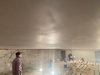 Water resistant  plaster ceiling in Alexandria, Virginia