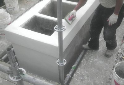 chimney is
              finished