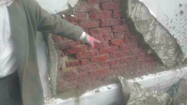 badly deteriorated brick
