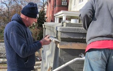 allowing each section to set up overnight before the next section
