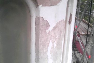 paint was easily scraped off