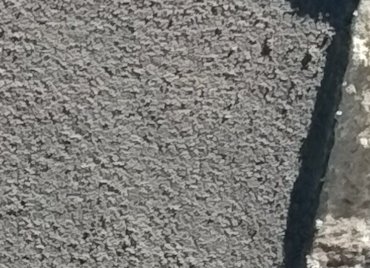 texture effects of using 2 grits of sand.