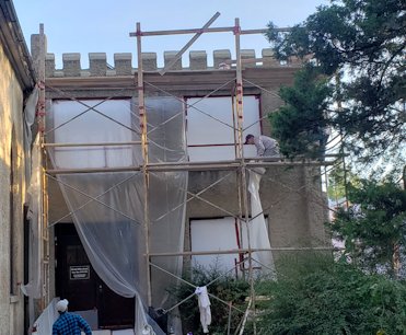 Historic stucco in Washington, DC