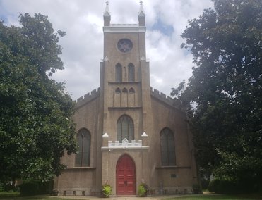 Historic stucco church repaired in Washington, DC