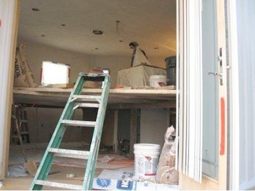 Scaffold in the kitchen in Virginia