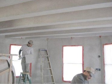 Veneer basecoat in master bedroom