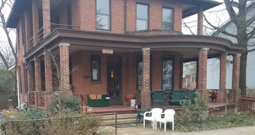 Addition complements this circa 1900 house in Arlington, Virginia