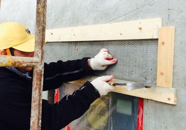 Lintels are formed with on bys