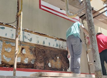 EIFS repair in Potomac, Maryland.