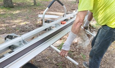 Flashing for ledger board