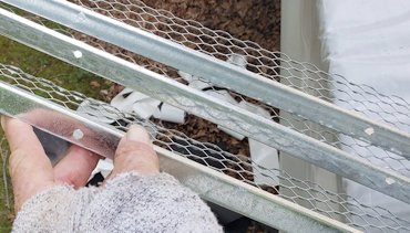 Weep grounds are made by drilling holes in 3/4 inch plaster stop
