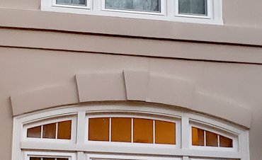 cheap looking EIFS foam details in Potomac, Maryland