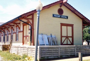 old Front Royal train station.