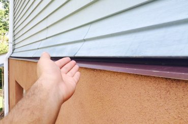 One by pulled out and flashing put on in Manassas, Virginia