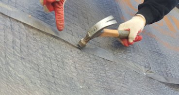 Flap at bottom of Rain Screen