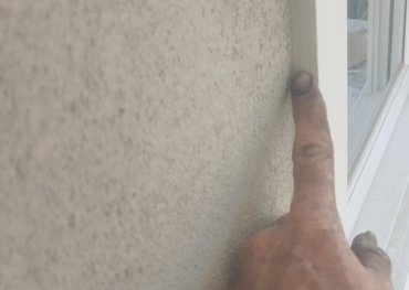 Stucco is over one inch thick