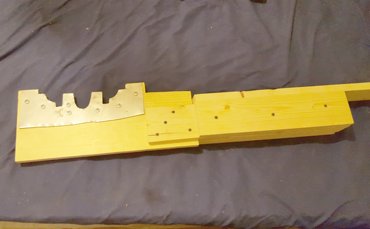 Next I assembled the swing arm.