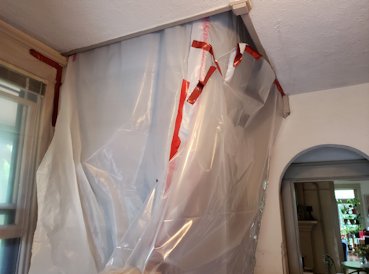 replacing ceilings makes a huge mess