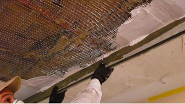 Patch is filled and rodded off with a 6 foot rod in Arlington, Virginia