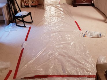 No tracking of plaster is allowed in_Arlington,Virginia