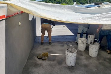 Swimming pool plastered in Manassas, Virginia