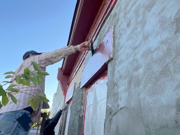 steel flashing was badly rusted in Washington, DC.