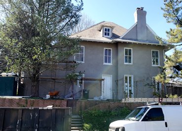 Finish coat is REAL portland cement stucco with a color.