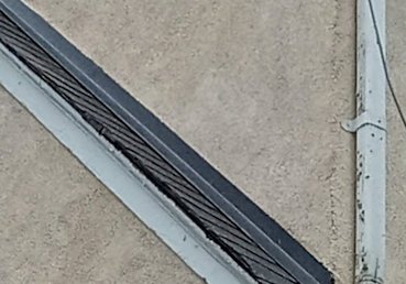 A new counter flashing is put on.