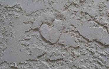 heart hidden in the texture