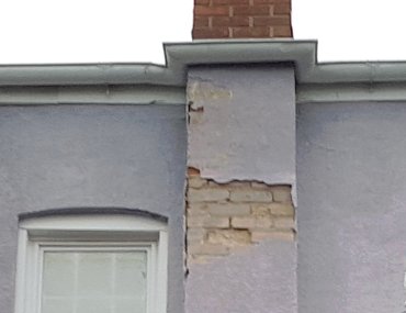 I didn't need my drone to find out why the stucco
              failed.