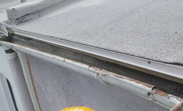 We put drip edges on the roof.