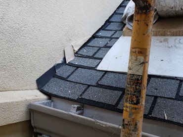 Flashing on the roof lines was poorly done