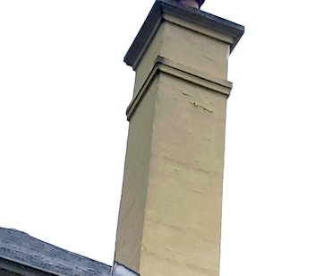 Stucco chimney repair in Great Falls, Virginia