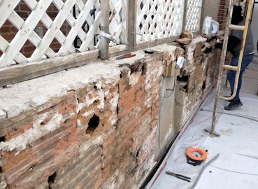 terra cotta block in Washington DC.